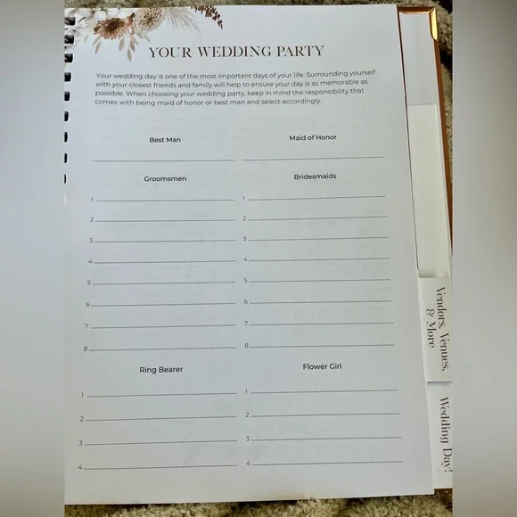 **Brand New** Wedding Planner (Hardcover) - Picture 8 of 15